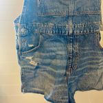 Universal Threads Universal Thread Women Denim Distressed Shortalls Overalls Blue Size 12 Photo 2
