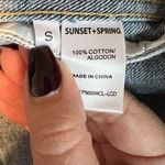 Sunset&Spring Sunset+Spring 100% Cotton Ruffled Denim Jacket Photo 11