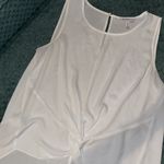 BCBGeneration Bcbg generation tank knot front sheer white medium Photo 3