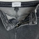 Current/Elliott Current Elliott The 5 Pocket Mini Denim Skirt Black White Cotton Stretch Size 26 Photo 8