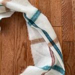 white blue orange brown cream soft scarf Photo 1