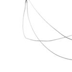 Handmade Beaded Layered Illusion Wire Necklace Orange Green Fall Tiered Boho 15-18.5” Adj Photo 7