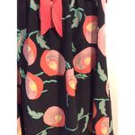 Anthropologie  Anna Sui Strapless 100% Silk Poppies Floral Empire Dress Size 2 Photo 3