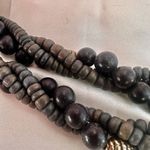 Jasper lion face statement necklace Gray Photo 7