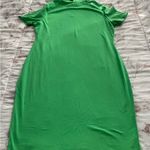 Missky green hoodie kangaroo pocket cotton sweatshirt dress, size L athleisure Size L Photo 13