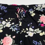 Flora Nikrooz Flora by  Pajama Shorts Women's Size XL Black Floral Print Colorful Photo 1