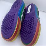 Vans unisex sprinkle platform rainbow slip on sneakers Womens 7, Mens 5.5 Photo 8