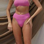 Free People NWT x Toast Swim Women's Banded Waist Bikini Bottoms XS Purple Photo 0