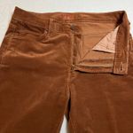 Mother The Mid Rise Dazzler Ankle Corduroy Pants Size 31 Stretch Boho Western Brown Photo 9