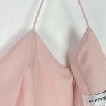 Alfred Sung NWT Draped Faux Wrap Cocktail Dress With Pockets Blush Size 10 D777 Photo 13
