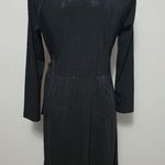 Clara Sun Woo Black Shimmer Knot Side Dress Size Medium Photo 5