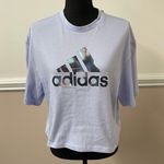 Adidas NWT  Zoe Saldana Collection Lavender Tee Photo 0
