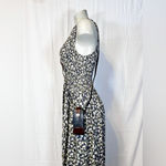 Vintage Brighton Black/Brown Moc Croc Silver Heart Mini Cell Phone Cross Body Bag Photo 8