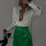 ZARA  Blogger’s fav green skirt size small Photo 5