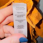 Splendid Orange Short Sleeve Textured Button Up Shirt size XS Photo 5