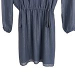 White House | Black Market  Dress Womens 0P Gray Shimmer Mini Quiet Luxury Modest Photo 2