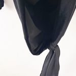 Likely  Welcox Mock Neck Velvet Long Sleeve Mini Dress in Black Photo 5