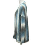 AP•NY Open Front Cardigan With Shades of Blue, Gray & Cream. Size S Blue Photo 2