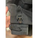 Ralph Lauren Womens  Trench Coat Collared Double Breasted Black Médium P Photo 7