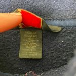 Vintage L.L. Bean outdoors Adult navy soft fleece quarter zip jacket medium Blue Photo 3