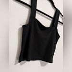 American Eagle  Black Ribbed Straight Line Women’s Tank Top Sz Small EUC Photo 1