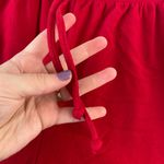 Disney NWOT  Store women’s red snowflake embroidered‎ drawstring pajama bottoms Photo 4