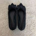 Old Navy Black Velvet Bow Loafers Photo 5