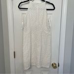 White House | Black Market  white lace dress / eyelet white dress Photo 5