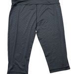 Danskin Gray Striped Athletic Leggings Photo 1