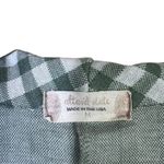Altar'd State  Blazer Cardigan Womens M Green White Gingham Knit Preppy Casual Photo 4