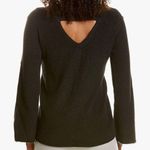 Nic+Zoe constellation sparkly knit top with velour button sleeves size S Photo 16