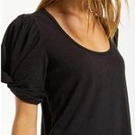 Z Supply Indi Slub Puff Sleeve Dress in Black ~ Size Medium ππ Photo 1