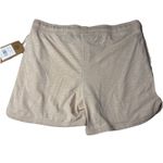 Stillwater Cream Sweat Shorts With Pockets Drawstring waist Womens XL New Photo 3