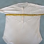 Lucky Brand Thermal Henley Shirt Womens XS Extra Small Ivory Waffle Top Blouse Photo 6