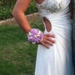 White Prom Dress Size 2 Photo 1