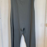 NWT Qinsen flared jumpsuit size small Green Photo 0