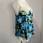 Mixit Y2K Blue Floral Lace Trim Babydoll Cami Top 2000s Goth Plus 1X Photo 4