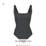 SKIMS  Cotton Rib Bodysuit In Deep Sea Photo 3