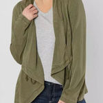 BKE  Green Flyaway Lightweight Oversized Jacket Size Large Photo 0