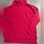 Philosophy Cashmere Hot Pink Turtleneck High Low Sweater size XS Photo 1