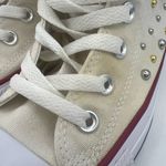 Converse  Size 7 Women Chuck Taylor All Star Hi Top Sneaker Gold silver Studs Photo 6