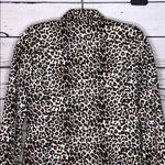 Forever 21 NWT Size L Animal Print One Button Notch Collar Blazer Jacket Photo 4