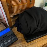 LuLaRoe Black Maurine Dress Lace Bell Sleeves Size Medium Ruffle Hem Witch Goth Photo 14