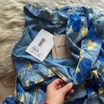 Roberto Cavalli  Tropical Print Criss Cross Top Photo 5