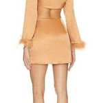 Camila Coelho Krista Mini Dress in Soft Gold Photo 1