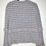 St. John NEW  Jacket Size 12 Women's Textural Powder Tweed Jacket Pink Vogue 2017 Photo 2