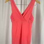 Victoria's Secret  Small Bra Top Tank Top Ruched Faux Wrap V Neck Coral Vacation Photo 0