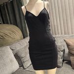 AMTIOUS🌸denim black mini dress ✨ Photo 2