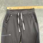 FIGS Zamora Jogger Scrub Pants Size Large Women's Black Technical Collection Photo 5