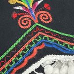 Vava by Joy Han  small Cold Shoulder Floral Embroidered black Blouse bell sleeve Photo 11